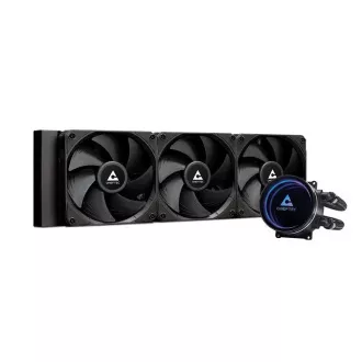 CHIEFTEC vodné chladenie CPU Iceberg 360 Dark, 3x120mm, ARGB vodný blok, LGA1851, AM5, čierna