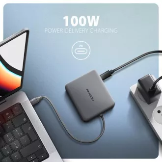 AXAGON HMC-5HL USB 5Gbps húb, 2x USB-A, HDMI 4k/60Hz, RJ-45 GLAN, PD 100W, kábel USB-C 20cm AXAGON HMC-5HL USB 5Gbps húb, 2x USB-A, HDMI 4k/60Hz, RJ-45 GLAN, PD 100W, kábel USB-C 20cm