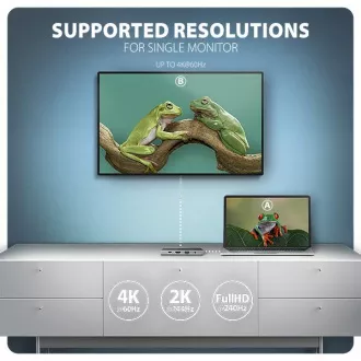 AXAGON HMC-8HLSA, USB 5Gbps húb, 3x USB-A, HDMI 4k/60Hz, RJ-45 GLAN, SD/microSD, audio, PD 100W, kábel USB-C 20cm AXAGON HMC-8HLSA, USB 5Gbps húb, 3x USB-A, HDMI 4k/60Hz, RJ-45 GLAN, SD/microSD, audio, PD 100W, kábel USB-C 20cm