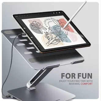 AXAGON HMC-STND, stojan pre 10"-17" notebooky, USB 5Gbps húb, 3x USB-A, HDMI 4k/60Hz, RJ-45, PD 100W, kábel USB-C 60cm AXAGON HMC-STND, stojan pre 10"-17" notebooky, USB 5Gbps húb, 3x USB-A, HDMI 4k/60Hz, RJ-45, PD 100W, kábel USB-C 60cm