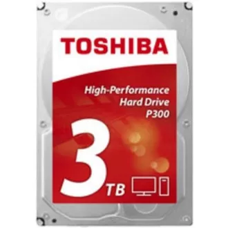TOSHIBA HDD P300 Desktop PC (CMR) 3TB, SATA III, 7200 rpm, 64 MB cache, 3, 5 ", BULK TOSHIBA HDD P300 Desktop PC (CMR) 3TB, SATA III, 7200 rpm, 64 MB cache, 3, 5 ", BULK