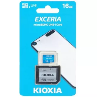 KIOXIA Exceria microSD karta 16GB M203, UHS-I U1 Class 10