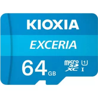 KIOXIA Exceria microSD karta 64GB M203, UHS-I U1 Class 10