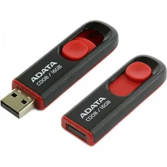 ADATA Flash Disk 8GB C008, USB 2.0 Classic, čierna ADATA Flash Disk 8GB C008, USB 2.0 Classic, čierna