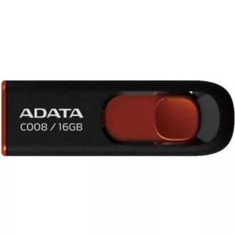 ADATA Flash Disk 16GB C008, USB 2.0 Classic, čierna