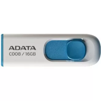 ADATA Flash Disk 16GB C008, USB 2.0 Classic, biela