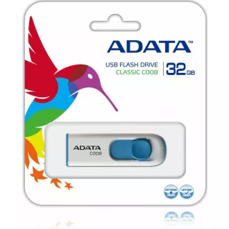 ADATA Flash Disk 32GB C008, USB 2.0 Classic, biela