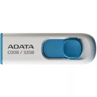 ADATA Flash Disk 32GB C008, USB 2.0 Classic, biela