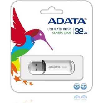 ADATA Flash Disk 32GB C906, USB 2.0 Classic, biela