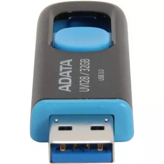 ADATA Flash 32GB UV128, USB 3.1 Dash Drive (R:40/W:25 MB/s) čierna/modrá
