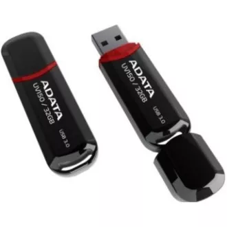 ADATA Flash Disk 32GB UV150, USB 3.1 Dash Drive (R: 90/W: 20 MB/s) čierna