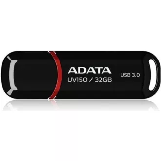 ADATA Flash Disk 32GB UV150, USB 3.1 Dash Drive (R: 90/W: 20 MB/s) čierna