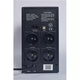 EUROCASE UPS EA200LED 1200VA line interactive