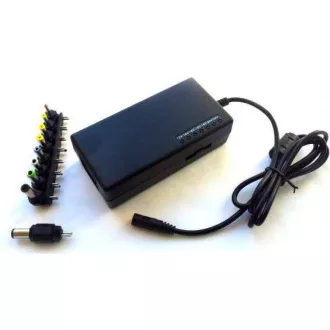 EUROCASE univerzálny napájací adaptér 100W, AC 110-240V/CAR DC 12V, DC 12-20, 9 koncoviek