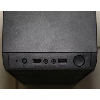 EUROCASE skriňa MC X203 EVO čierna, mikro veža, bez fanúšikov, 2x USB 2.0, 1x USB 3.0 (without splitter)
