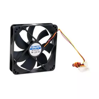 CHIEFTEC vetrák AF-1225S, 120x120x25 mm Sleeve Fan, with 3/4pin connector