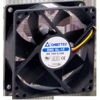 CHIEFTEC vetrák AF-0825S, 80x80x25 mm Sleeve Fan, with 3/4pin connector