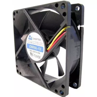 CHIEFTEC vetrák AF-0825S, 80x80x25 mm Sleeve Fan, with 3/4pin connector
