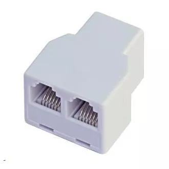 Dvojspojka RJ12, 1x6p6c/2x6p6c - telefónne