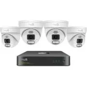 iGET HOMEGUARD HGNVK84804 - kamerový PoE set 2K NVR 8CH + 4x vonkajšia kamera so zvukom
