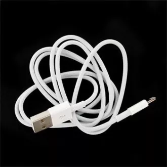 APPLE USB kábel s lightning konetorom - biely (bulk balenie) 2m APPLE USB kábel s lightning konetorom - biely (bulk balenie) 2m