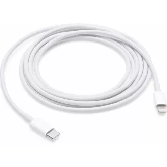 APPLE USB kábel s lightning konetorom - biely (bulk balenie) 2m APPLE USB kábel s lightning konetorom - biely (bulk balenie) 2m