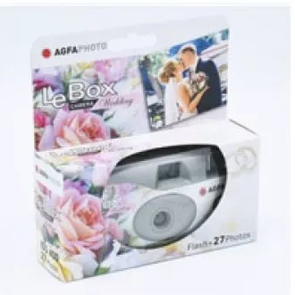 Agfaphoto LeBox Wedding Flash 400/27 - jednorazový analógový fotoaparát