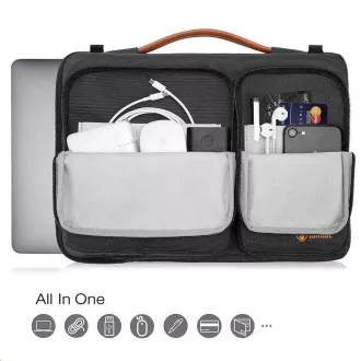 tomtoc Messenger - 16" MacBook Pro 2019, čierna