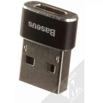 Baseus adaptér USB samec na USB-C samica 3A, OTG, čierna