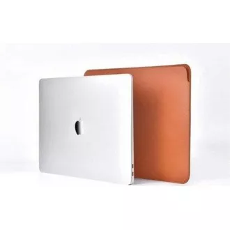COTEetCI PU Ultra-tenké púzdro pre MacBook 15 hnedá