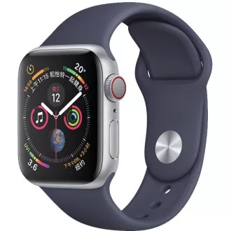 COTEetCI silikónový športový náramok pre Apple watch 42 / 44 mm polnočná modrá