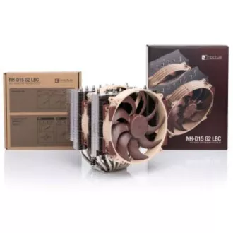 NOCTUA Chladič NH-D15 G2 LBC, 2x 140mm, LGA1851, AM5, hnedá/strieborná NOCTUA Chladič NH-D15 G2 LBC, 2x 140mm, LGA1851, AM5, hnedá/strieborná