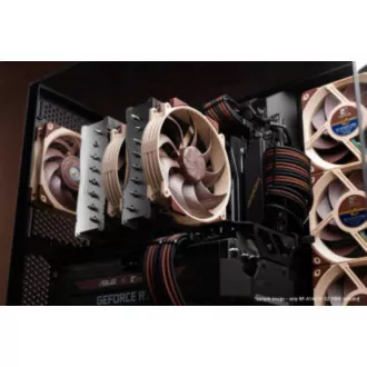 NOCTUA Ventilátor NF-A14x25r-G2-PWM, 140mm, hnedá