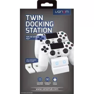 VENOM VS2737 White PS4 Twin Docking Station VENOM VS2737 White PS4 Twin Docking Station