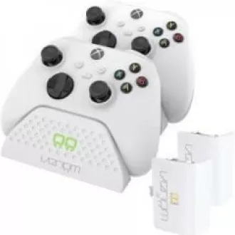 VENOM VS2871 Xbox Series S/X & One White Twin Docking Station + 2 batérie