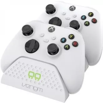 VENOM VS2871 Xbox Series S/X & One White Twin Docking Station + 2 batérie