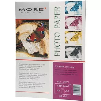ARMOR Fotopapier MORE Harmony 180g/m2; matt, 25 listov, A4 ARMOR Fotopapier MORE Harmony 180g/m2; matt, 25 listov, A4