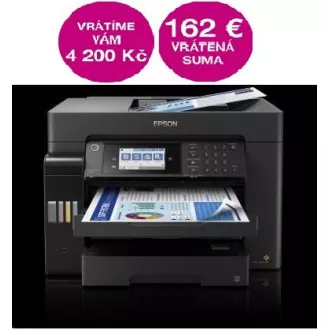 EPSON tlačiareň ink EcoTank L15150, A3+, 32ppm, 2400x4800 dpi, USB, Wi-Fi, Záruka 5 rokov po registrácii zdarma