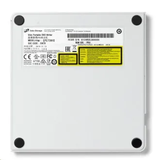 HITACHI LG - externá mechanika DVD-W/CD-RW/DVD±R/±RW/RAM GP57EW40, Slim, White, box+SW - Použité