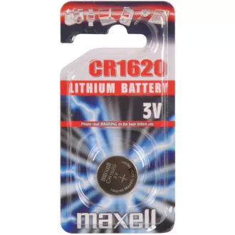 AVACOM Nenabíjacia gombíková batéria CR1620 Maxell Lithium 1ks Blister