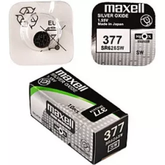 AVACOM Nenabíjacia gombíková batéria 377 Maxell Silver Oxide 1ks Blister