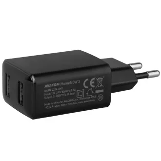 AVACOM HomeNOW 2 sieťová nabíjačka 5V 3, 4A 17W s dvoma USB-A výstupmi
