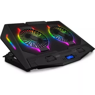 CONNECT IT NEO RGB chladiaca podložka pod notebook, čierna CONNECT IT NEO RGB chladiaca podložka pod notebook, čierna