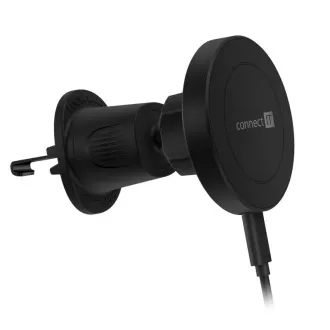 CONNECT IT InCarz MagSafe univerzálna magnetická bezdrôtová nabíjačka do auta, čierna CONNECT IT InCarz MagSafe univerzálna magnetická bezdrôtová nabíjačka do auta, čierna