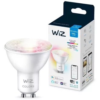 PHILIPS WiZ Wi-Fi BLE 50W GU10 - stmievateľná, nastaviteľná teplota farieb, farebná