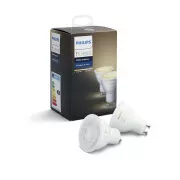 PHILIPS Hue White Ambiance, 2x žiarovka 4, 2W GU10