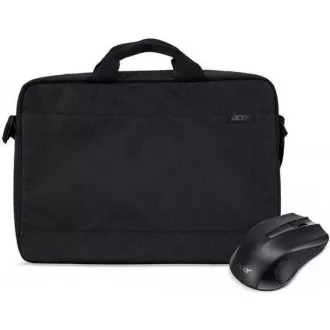 ACER STARTER KIT_15.6" ABG960 carrying bag black and wireles mouse black, 1Y carry-in