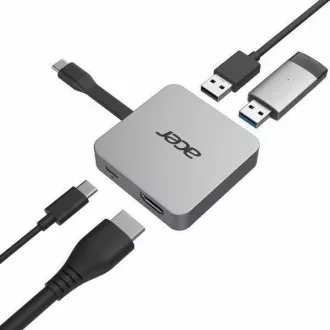 ACER dokovacia stanica 4in1 Type-C: 1 x HDMI + 2 x USB3.2 + 1 x USB C ACER dokovacia stanica 4in1 Type-C: 1 x HDMI + 2 x USB3.2 + 1 x USB C
