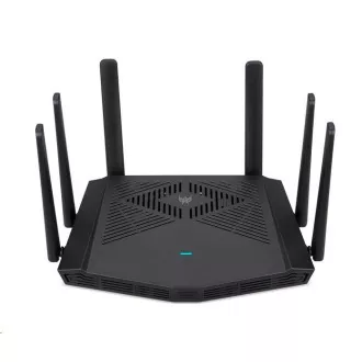 Acer Router Predator Connect W6x - Wifi 6 router, black, 802.11 a/b/g/n/ac/ax 2.4 GHz / 5 GHz, 4x4 MU MIMO Acer Router Predator Connect W6x - Wifi 6 router, black, 802.11 a/b/g/n/ac/ax 2.4 GHz / 5 GHz, 4x4 MU MIMO