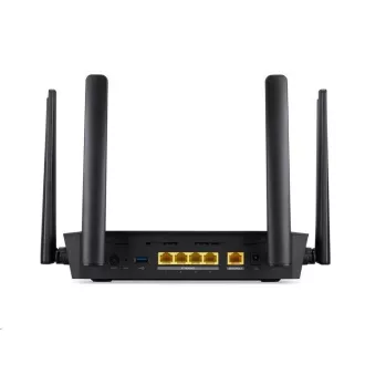 Acer Router Predator Connect W6x - Wifi 6 router, black, 802.11 a/b/g/n/ac/ax 2.4 GHz / 5 GHz, 4x4 MU MIMO Acer Router Predator Connect W6x - Wifi 6 router, black, 802.11 a/b/g/n/ac/ax 2.4 GHz / 5 GHz, 4x4 MU MIMO